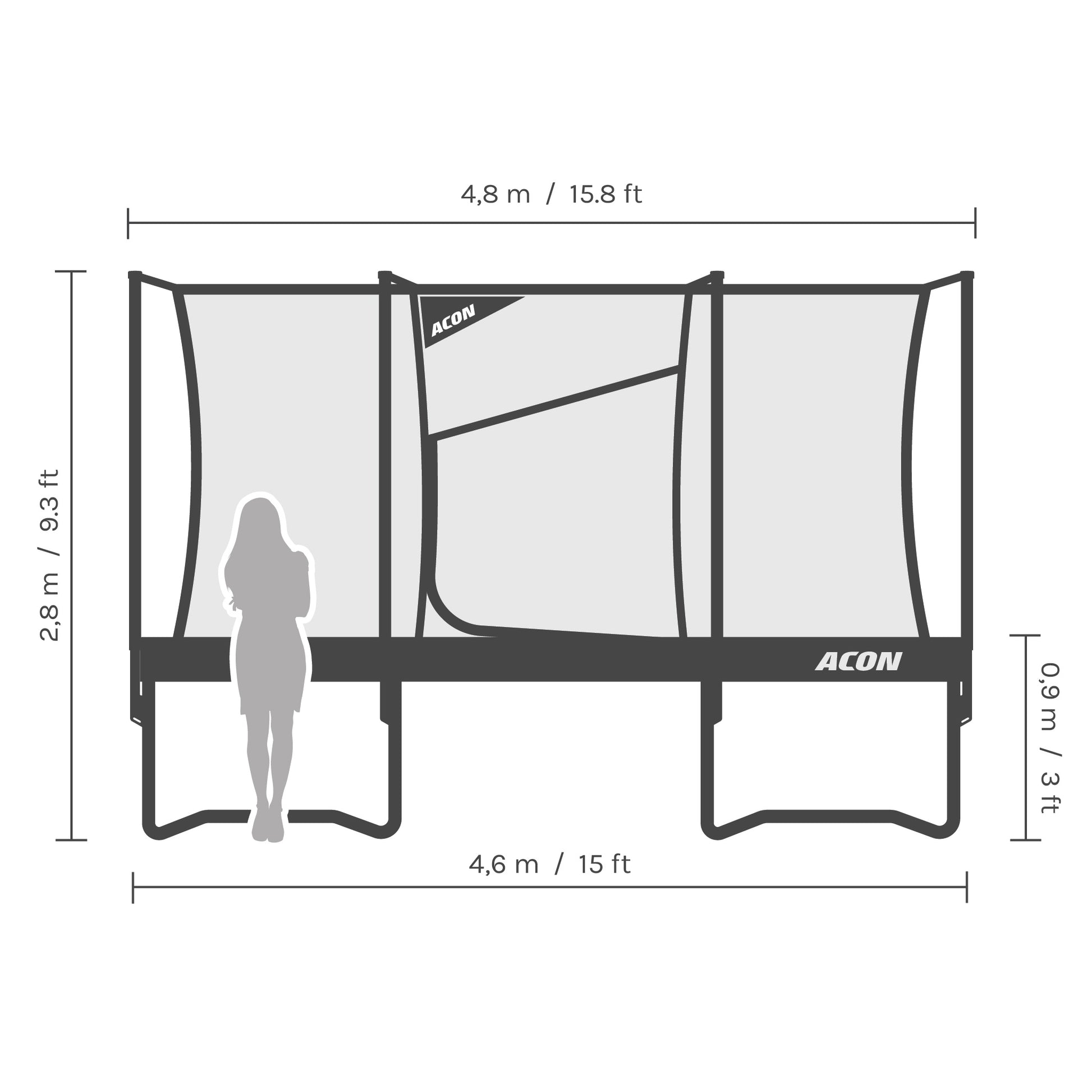 ACON Air 4,6m GEN 2.0 Maße