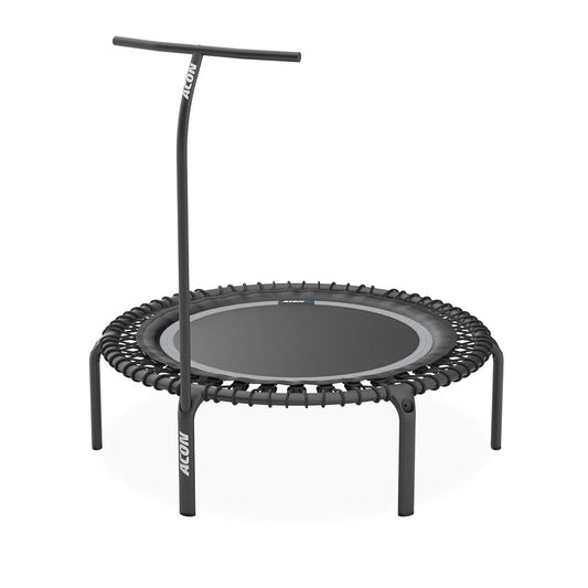 ACON FIT 1,12 m Trampoline Round with Handlebar, Black.