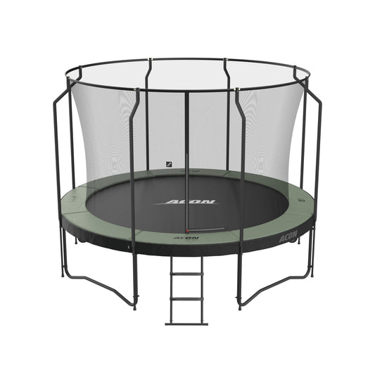 ACON Air 3,7m Trampoline with Premium Enclosure and ladder.