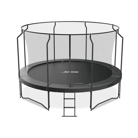 ACON Air 4,3m Trampoline with Premium Net, Black.