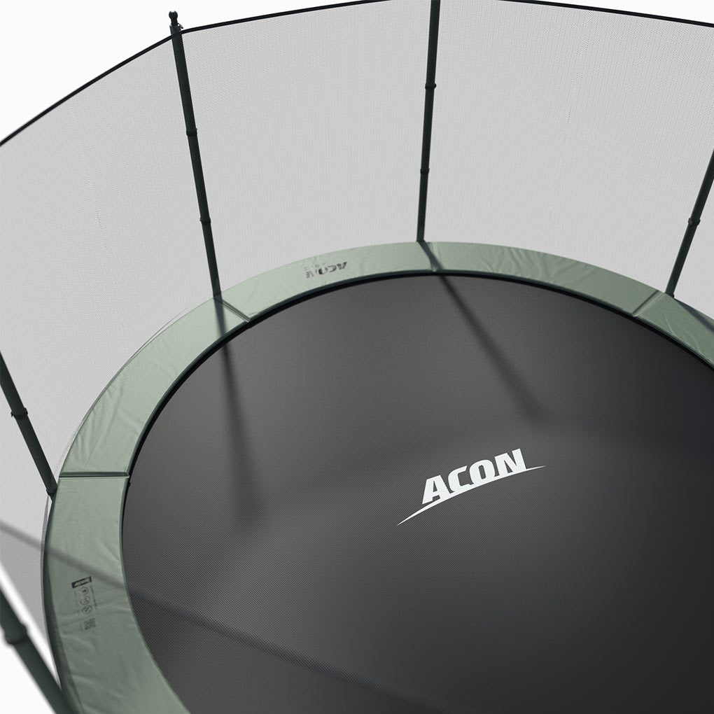 ACON Air 4,3m Rundes Trampolin mit Standardnetz und Leiter