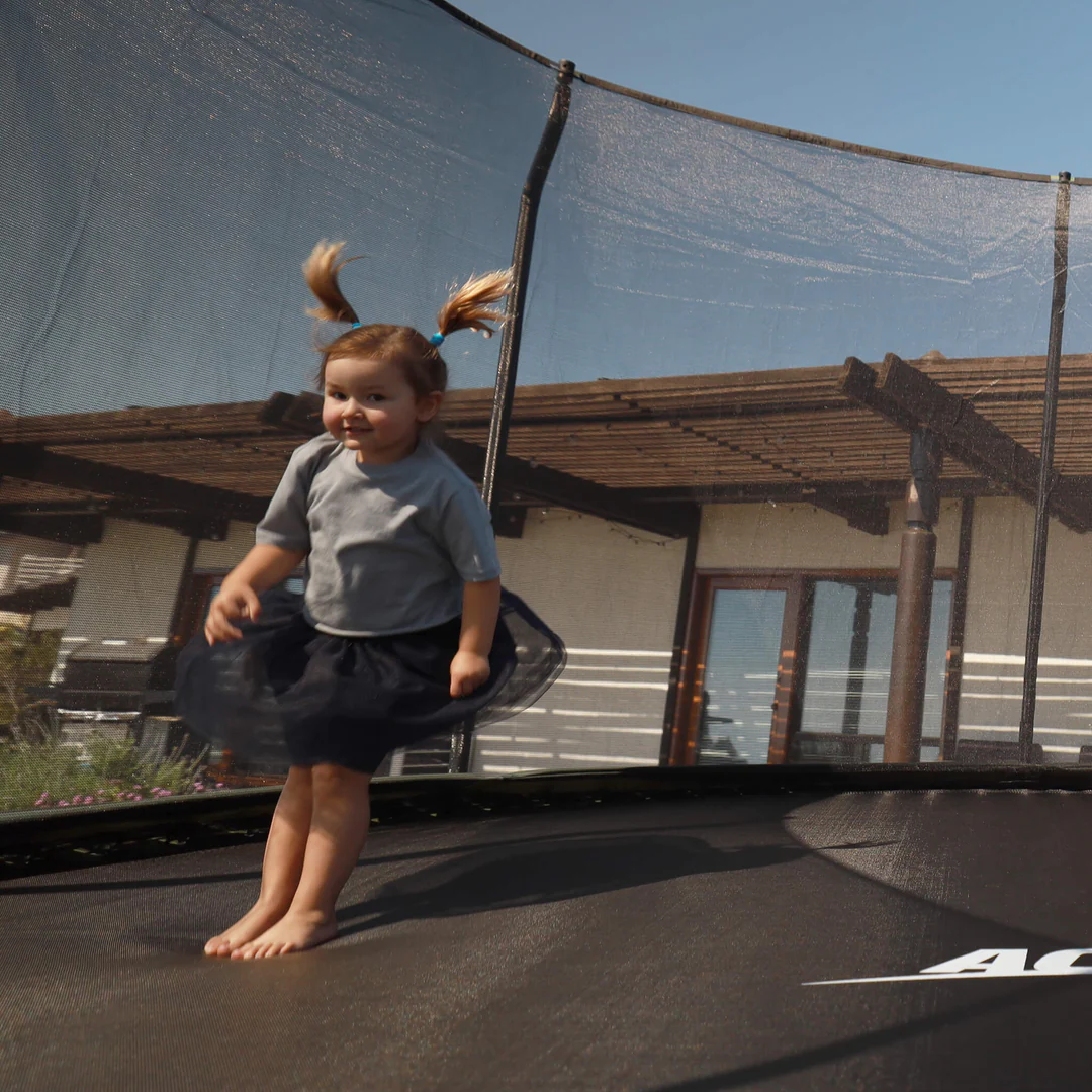 ACON Air 3,7m Rundes Trampolin mit Premium-Netz und Leiter