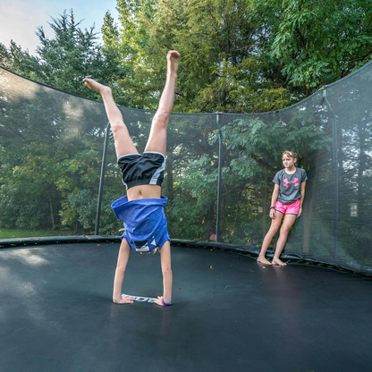 ACON Air 4,3m Rundes Trampolin mit Premium-Netz und Leiter